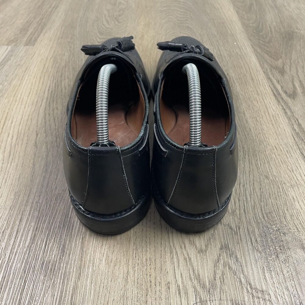 Allen Edmonds Grayson Shoes Mens Size 11 A Black Tassel Loafers Narrow USA - Picture 4 of 12
